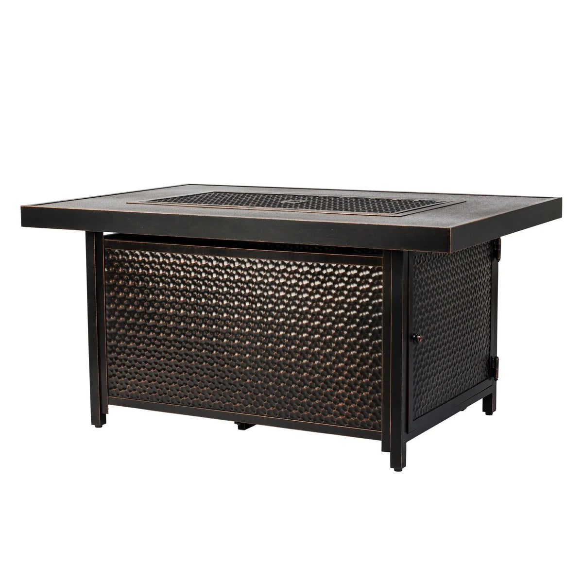 Weyland 48" Rectangle Propane Fire Pit Table – Antique Bronze