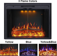 33” W Electric Fireplace Insert