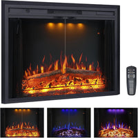 33” W Electric Fireplace Insert